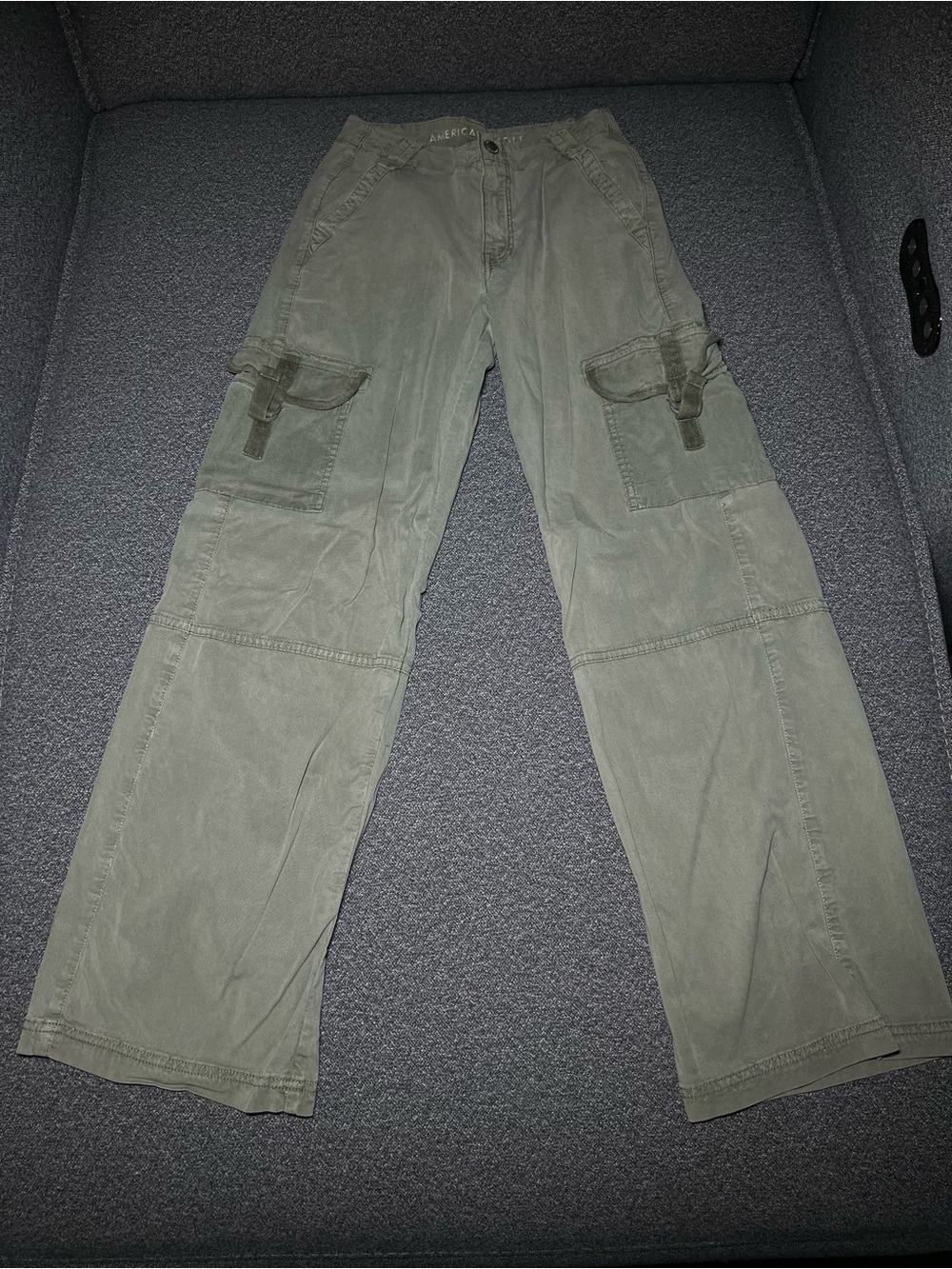 American Eagle Outfitters Olive Cargo Pants for Women
